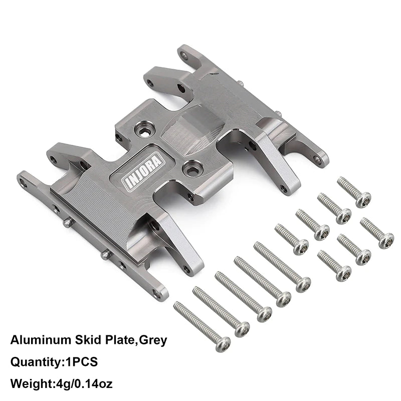 INJORA Aluminum Gearbox Mount, Transmission Skid Plate For Axial SCX24 -  - INJORA