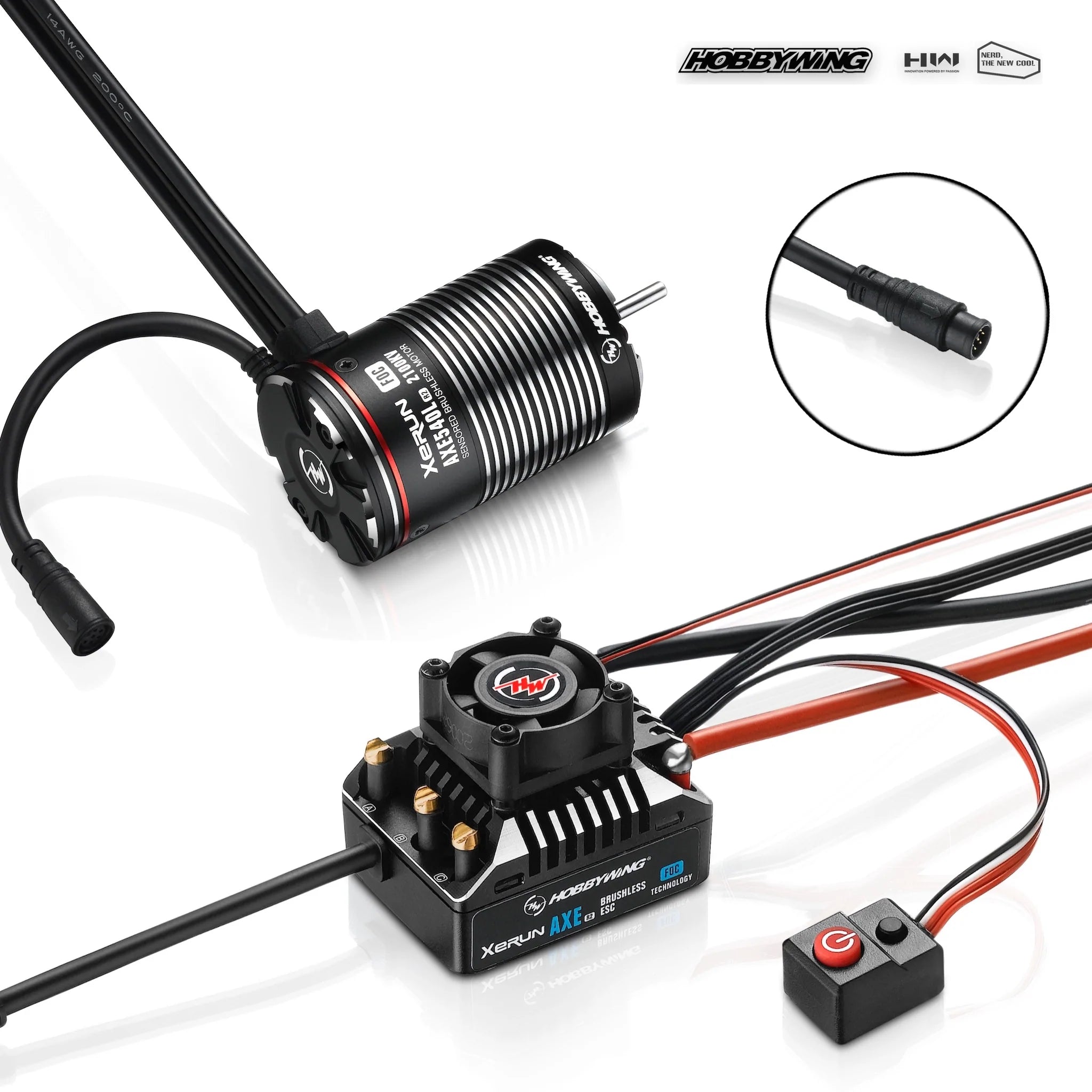 Hobbywing XeRun AXE R3 Combo with 540L R2 2800kv Motor