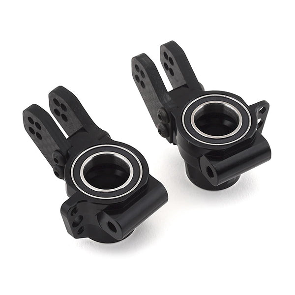 Hot Racing Kraton/Outcast Aluminum "HD Bearings" Rear Axle Carriers (Black) (2) Default Title