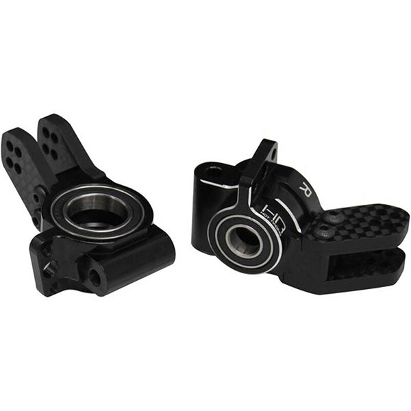 Hot Racing Arrma 6S Aluminum Rear Hubs w/Heavy Duty Bearings (Black) (2) Default Title