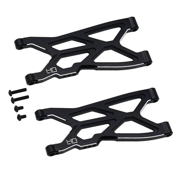 Hot Racing Aluminum Lower Rear Long Suspension Arms: ARRMA 1/10 3S BLX Trucks (2) Default Title