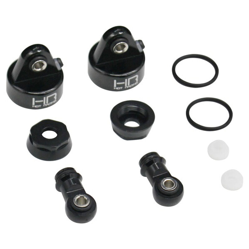 Hot Racing Traxxas Unlimited Desert Racer Aluminum Shock Upgrade Kit (2) (Black)