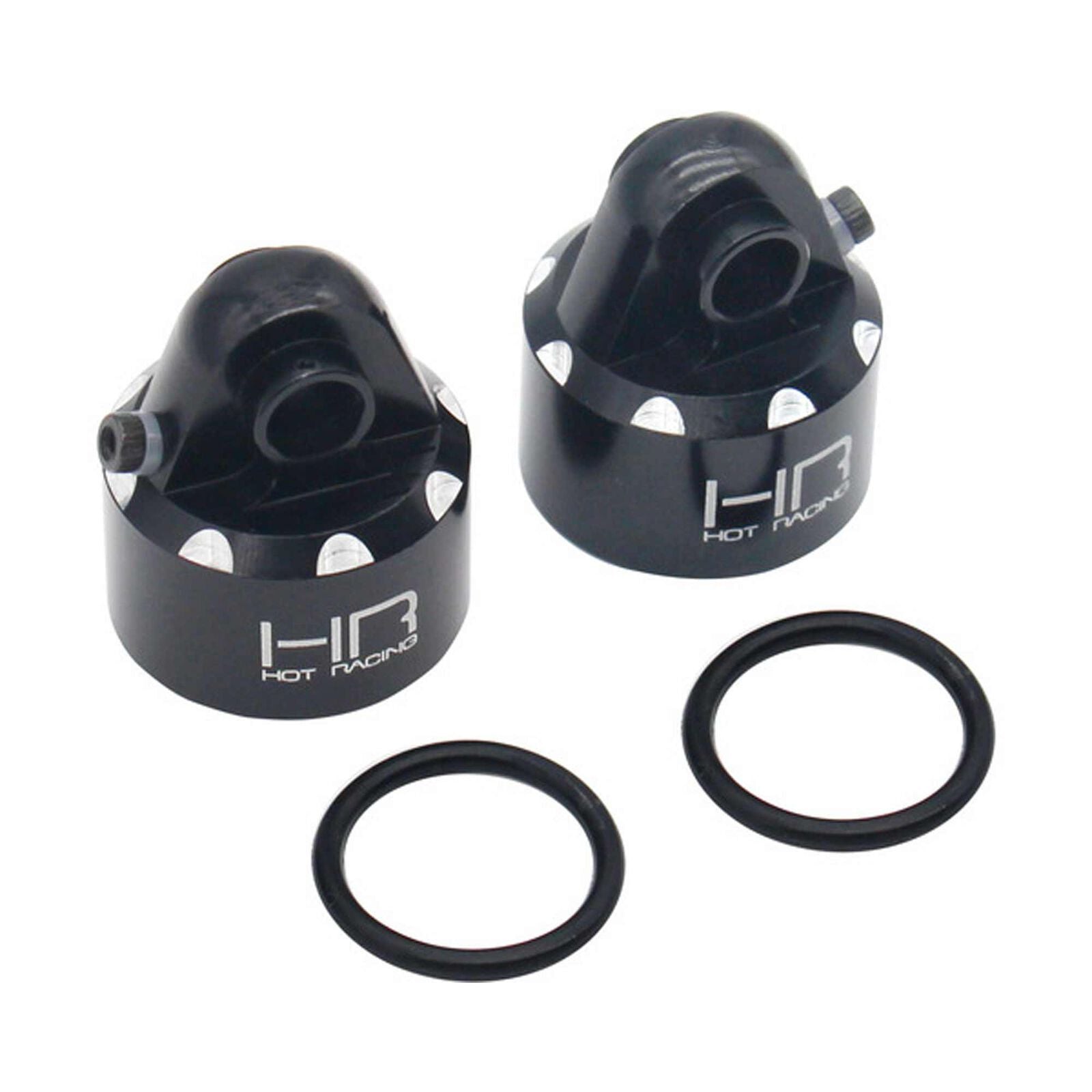 Hot Racing Aluminum Bleeder Shock Caps: Sledge