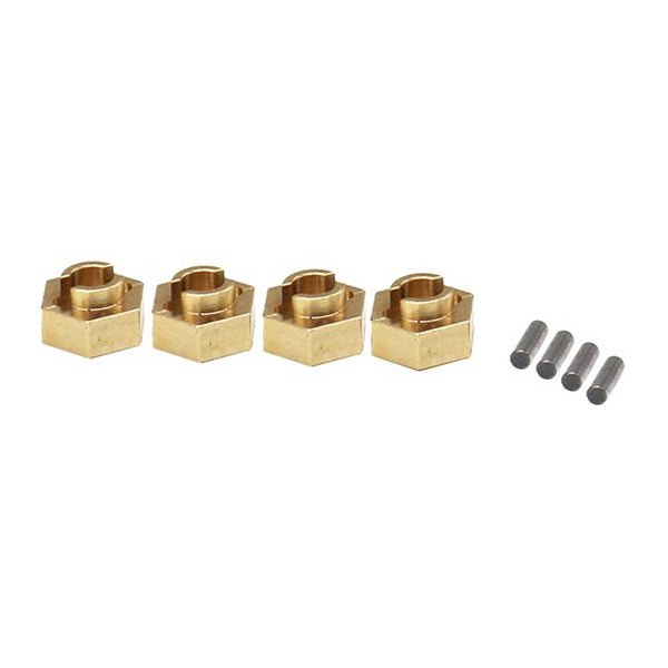 Hot Racing Axial SCX24 Brass 7mm Wheel Hex Hub (4) Default Title