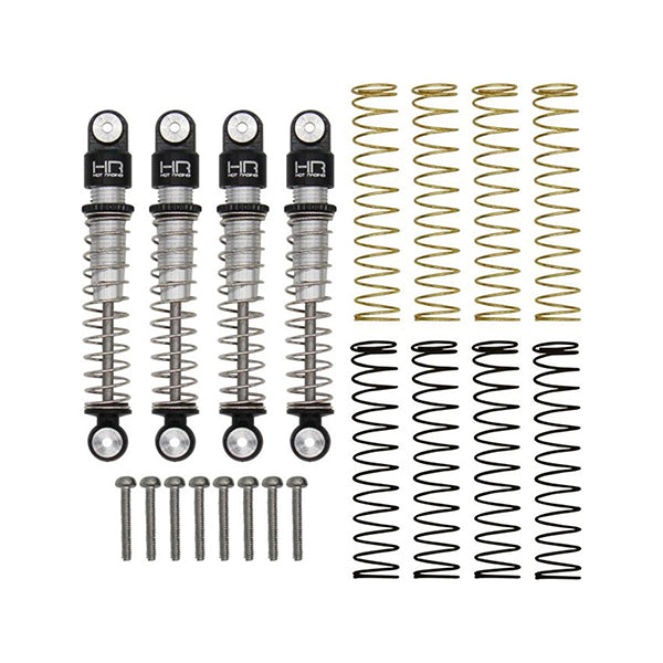 Hot Racing Axial SCX24 Aluminum Threaded Long Travel Shocks (4) Default Title