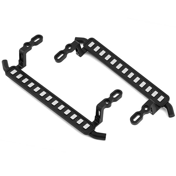 Hot Racing Traxxas TRX-4 Aluminum ICE Cube Style Rock Sliders (Black) (2)