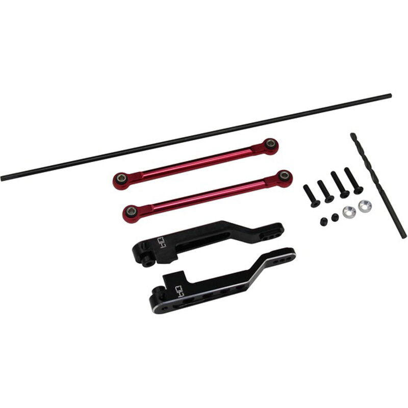 Hot Racing Traxxas Unlimited Desert Rear HD Torsional Sway Bar Set (Red)