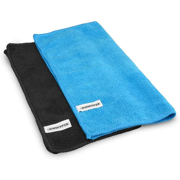 JConcepts Microfiber Towel (Blue/Black) (2)