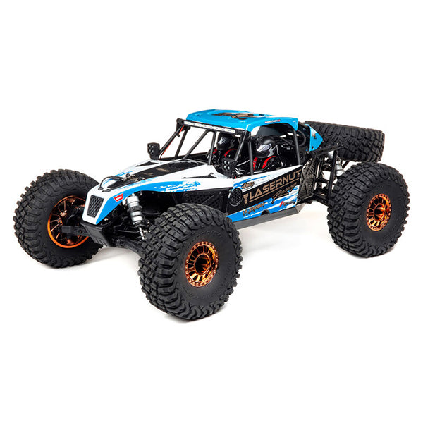 Losi Lasernut U4 1/10 4WD Brushless RTR Rock Racer (Blue) w/2.4GHz Radio & Smart ESC Red