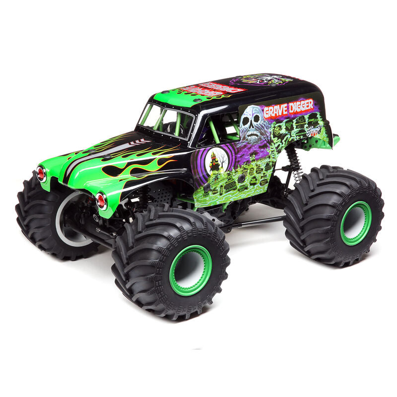 Losi LMT Grave Digger / Son Uva Digger RTR 1/10 4WD Solid Axle Monster Truck w/DX3 2.4GHz Radio