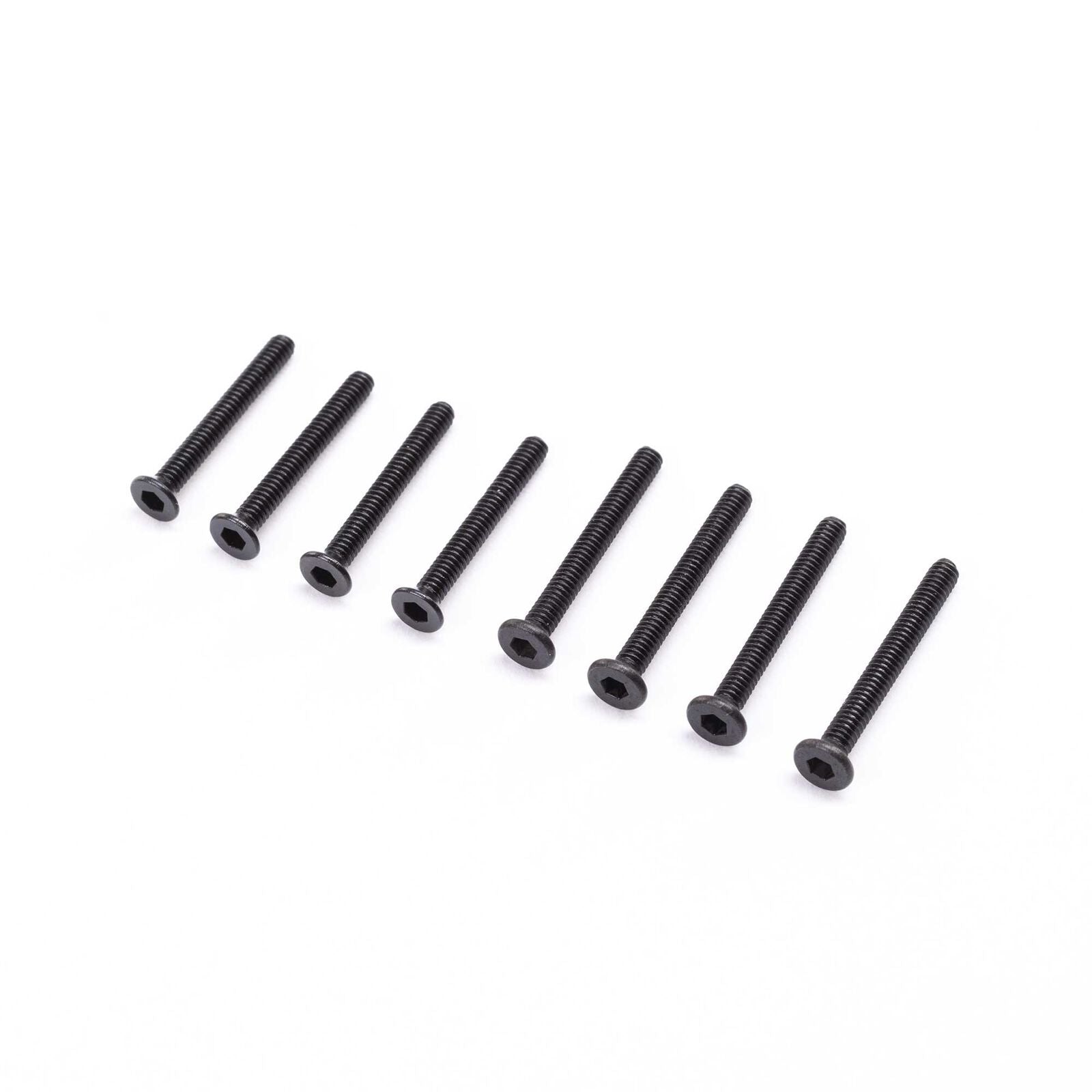 Losi Flathead Screws M2 x 16mm, M2 x 18mm (8)