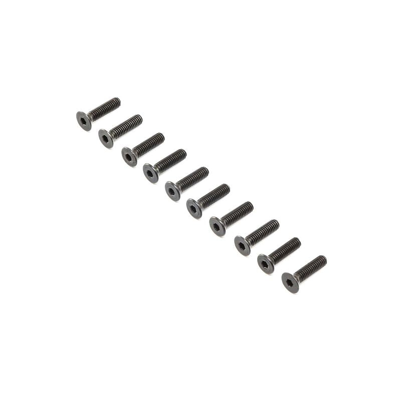 Losi 4x16mm Flat Head Screws (10)