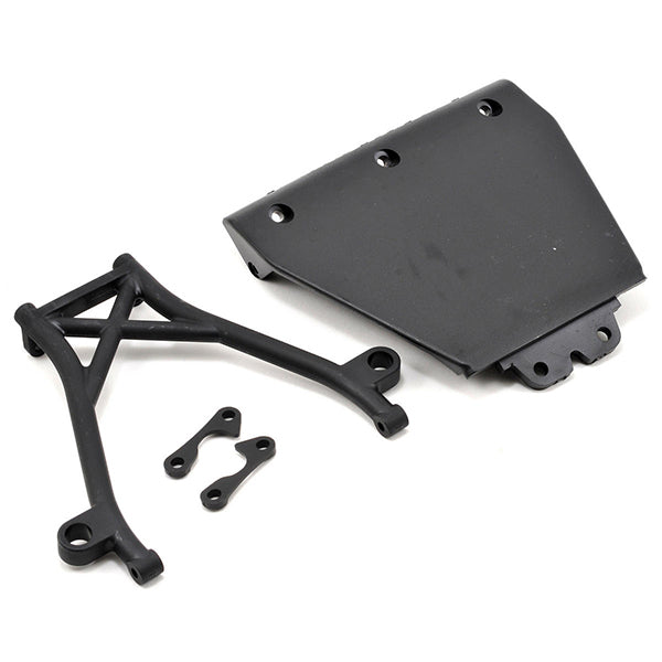 Losi Front Skid Plate & Bumper Brace Set Default Title