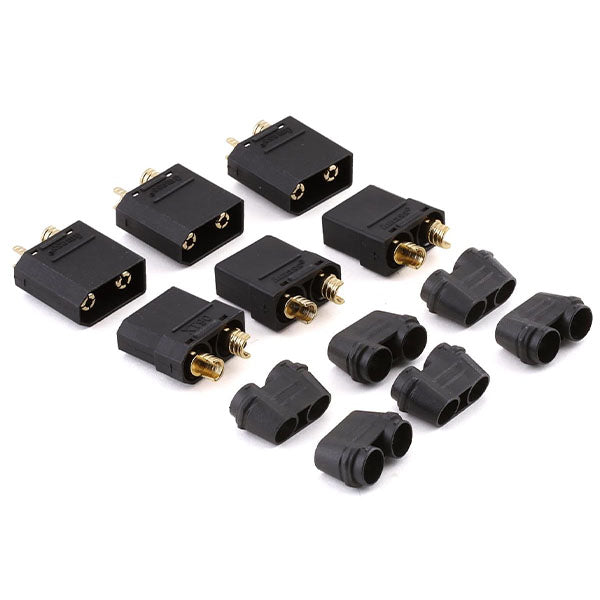 Maclan XT90 Connectors (3 Female/3 Male) (Black) Default Title