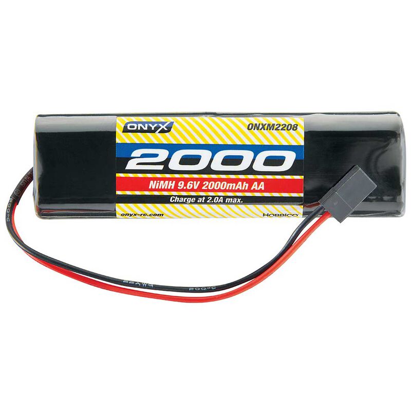 ONYX 9.6V 2000mAh AA NiMH Square Transmitter Battery: Universal Receiver