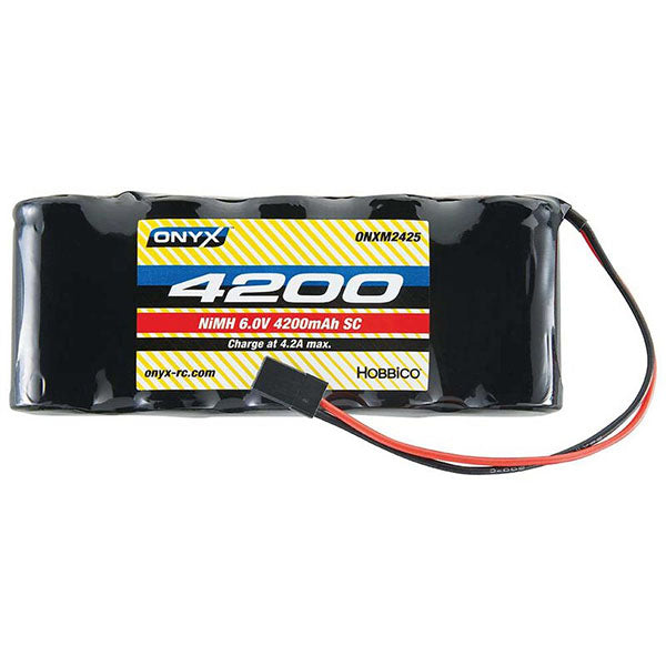 Onyx 6.0V 4200mAh Sub-C NiMH Flat Receiver Battery: Universal Receiver Default Title