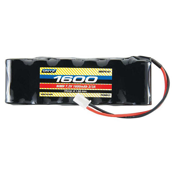 Onyx 6-Cell 2/3A NiMh Flat Battery (7.2V/1600mAh) w/XH-1S Connector (Losi Mini) Default Title