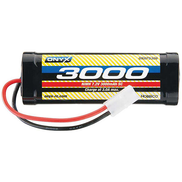 Onyx 6-Cell 7.2V Sub-C NiMH Battery w/Tamiya Connector (3000mAh) Default Title