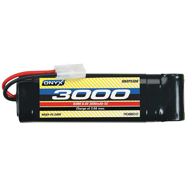 Onyx 8.4V 3000mAh 7-Cell Sub-C Stick NiMH Battery: Tamiya Connector Default Title