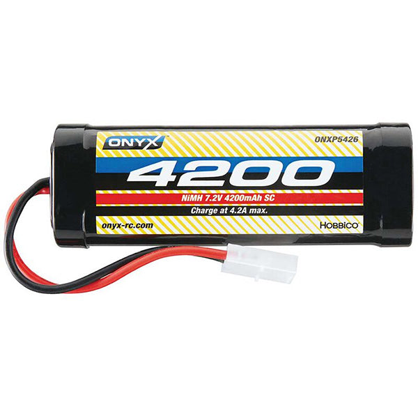 Onyx 7.2V 4200mAh 6-Cell Sub-C Stick NiMH Battery: Tamiya Connector Default Title