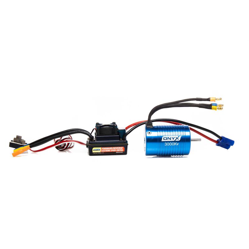 Onyx 1/10 4-Pole Brushless ESC/Motor Combo (3000Kv) w/EC3