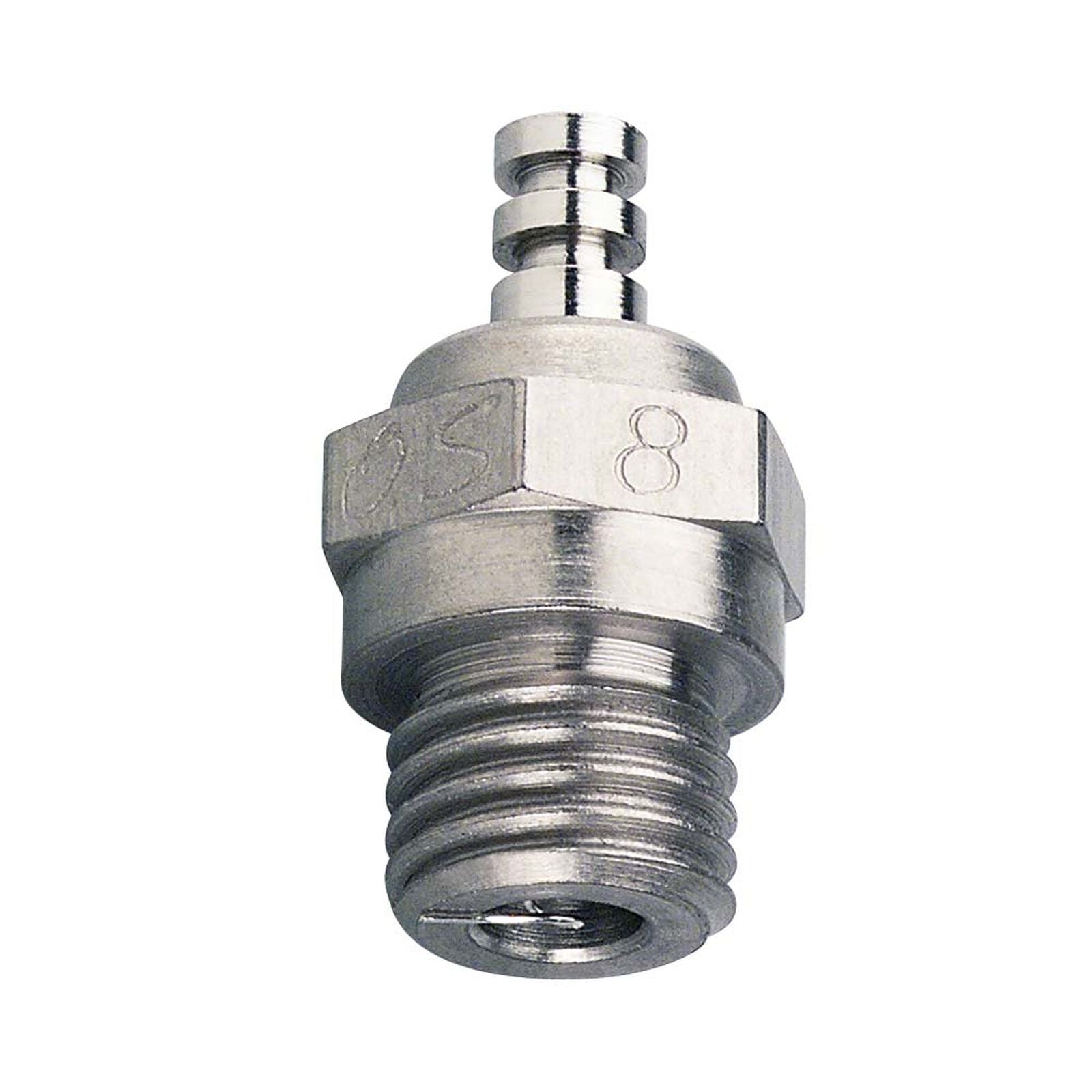 O.S. No.8 Short Body Standard Glow Plug "Medium"