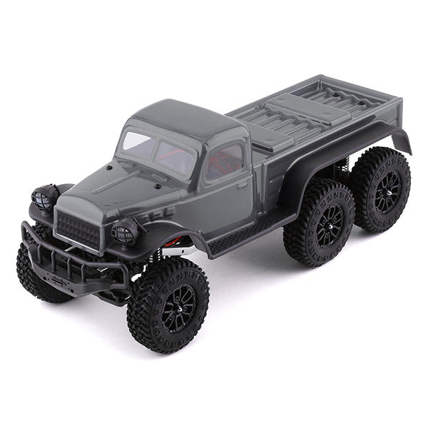 Panda Hobby Tetra K1 6x6 1/18 RTR Scale Mini Crawler w/2.4GHz Radio Gunmetal Grey