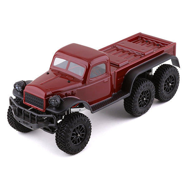 Panda Hobby Tetra K1 6x6 1/18 RTR Scale Mini Crawler w/2.4GHz Radio Maroon