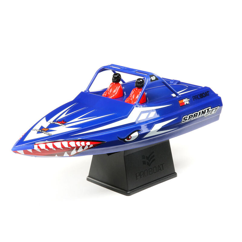 Pro Boat Sprintjet 9 Inch Self-Righting RTR Electric Jet Boat w/2.4GHz Radio, Battery & Charger
