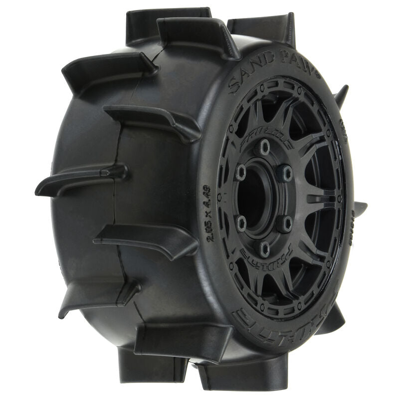 Pro-Line 30 Series Sand Paw LP 2.8 w/Raid Electric Rear Wheels (2) (Black) (Z3)