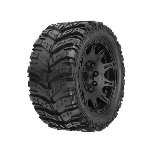 Pro-Line 1/6 Masher X HP Belted Pre-Mounted Monster Truck Tires (Black) (2) (M2) w/24mm Hex Default Title