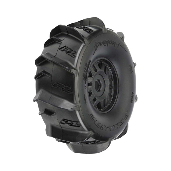 Pro-Line Dumont Paddle SC 2.2/3.0 Pre-Mounted Tires w/Mojave Wheels (Black) (2) w/17mm Hex Default Title