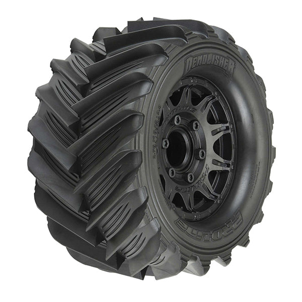 Pro-Line 1/10 Demolisher Front/Rear 2.8" MT Tires Mounted 12mm Blk Raid (2) Default Title