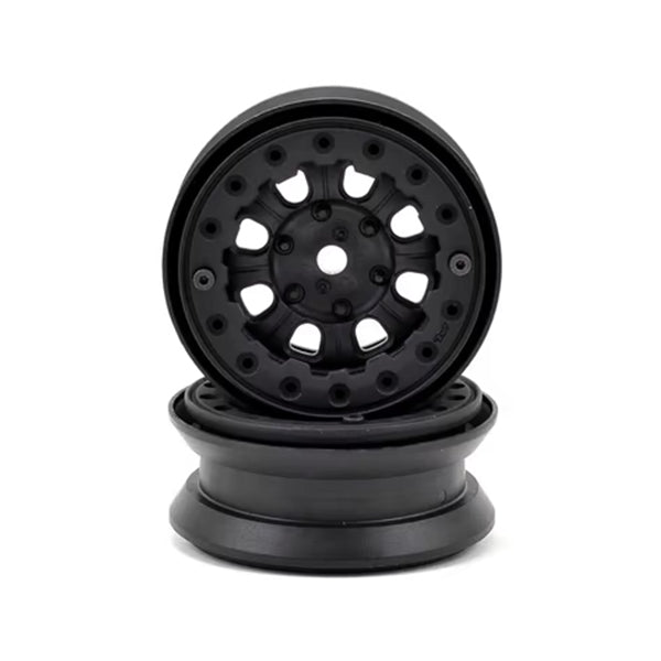 Pro-Line Denali 1.9" Bead Loc Rock Crawler Wheels (2) (Black/Black) Default Title