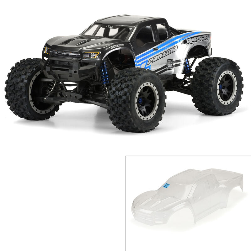 Pro-Line 2017 Ford F-150 Raptor Pre-Cut Monster Truck Body (Clear) (X-Maxx)