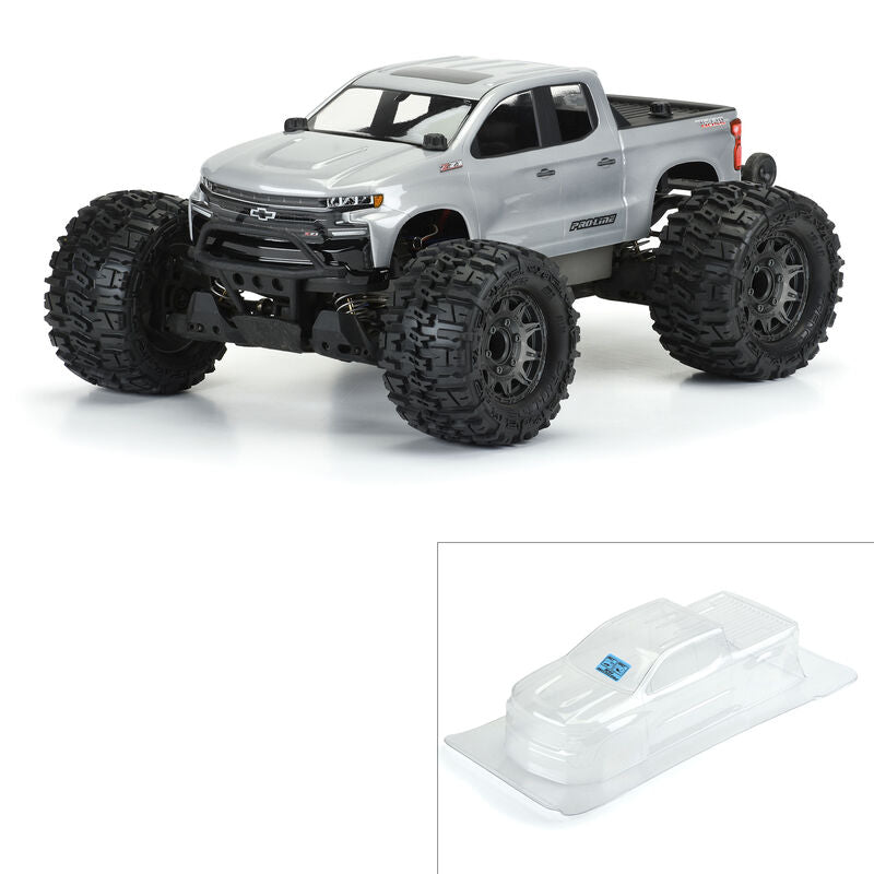 Pro-Line 2019 Chevy Silverado Z71 Trail Boss Body (Clear) (PRO-MT)