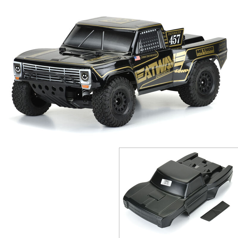 Pro-Line 1967 Ford F-100 Heatwave Edition Tough-Color Race Truck Pre-Cut Body (Black)