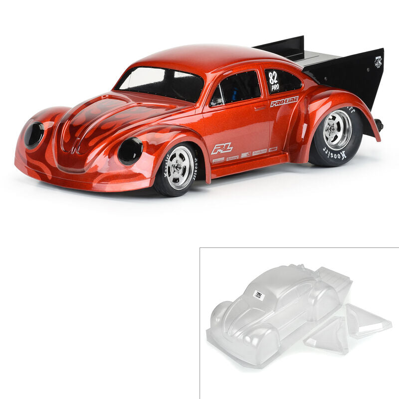 Pro-Line Volkswagen Bug Short Course No Prep 1/10 Drag Racing Body (Clear)