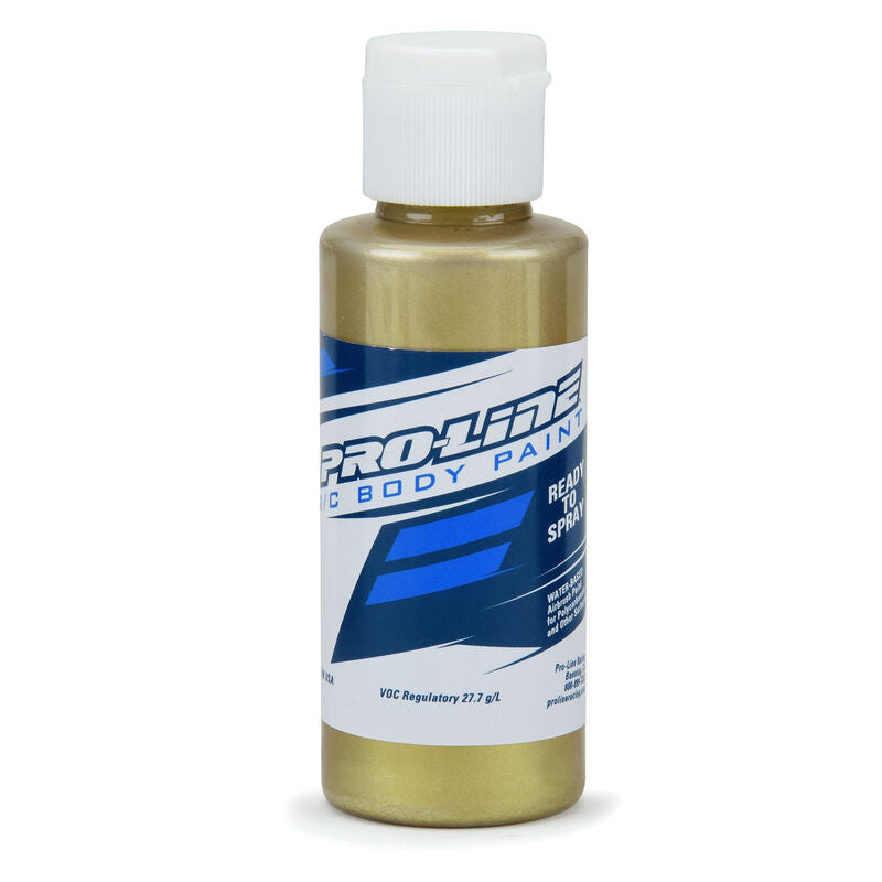 Pro-Line RC Body Airbrush Paint (Metallic Gold) (2oz)