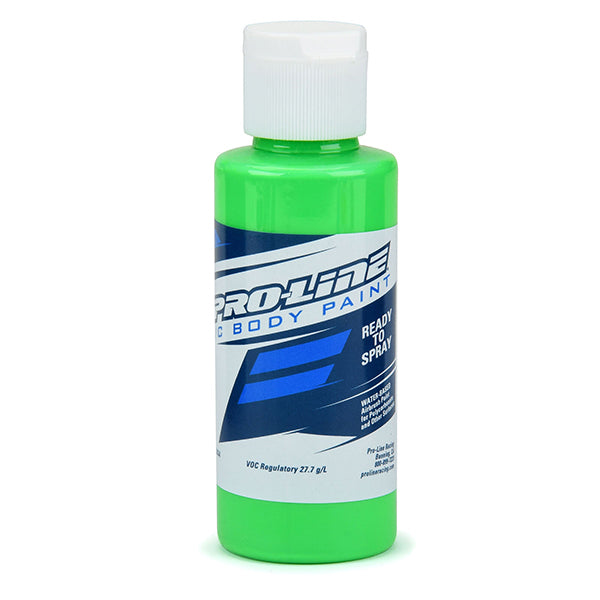 Pro-Line RC Body Airbrush Paint (Fluorescent Green) (2oz) Default Title