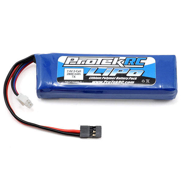 ProTek RC LiPo Transmitter Battery (7.4V/2800mAh) (MT-4, MT-4S, M11X, M12, M12S) (MT-S) (EX RR) Default Title