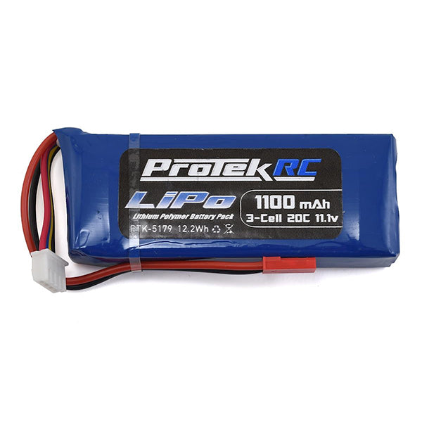 ProTek RC 3S "High Power" LiPo 20C Battery Pack (11.1V/1100mAh) (Blade SR) Default Title