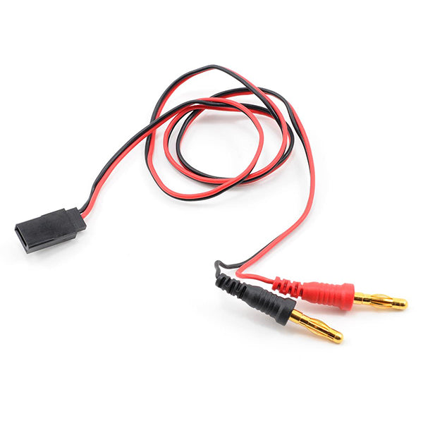ProTek RC Receiver Charge Lead (Futaba Female to 4mm Banana Plugs) Default Title