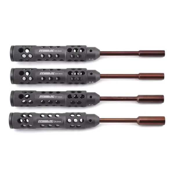 ProTek RC "TruTorque SL" 4-Piece Metric Nut Driver Set (5.0, 5.5, 7.0, 8.0mm) Default Title