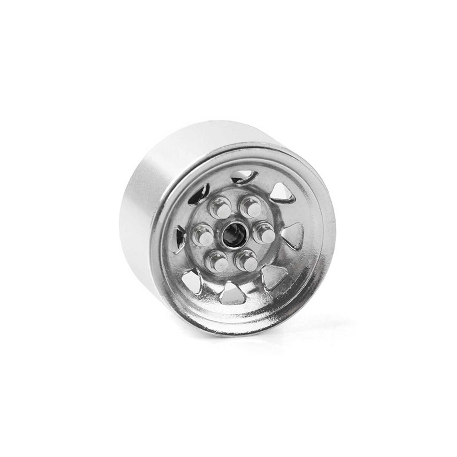 RC4WD Stamped Steel 0.7" Stock Beadlock Wheels (Chrome)