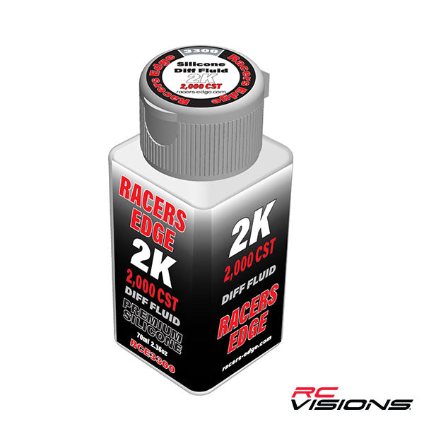 Racers Edge 2,000cSt 70ml 2.36oz Pure Silicone Diff Fluid Default Title