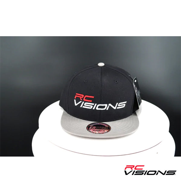 RC Visions Snapback Hat Black/Grey