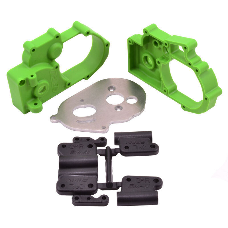 RPM Hybrid Gearbox Housing & Rear Mount Kit (Green)