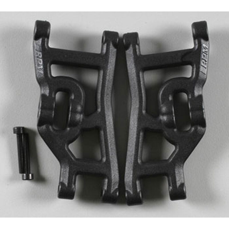 RPM Front A-Arms (Black) (Nitro Rustler & Bandit) (2)