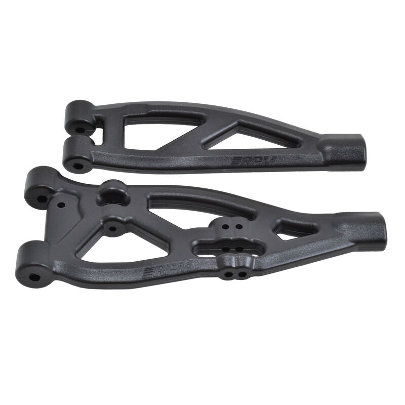 RPM ARRMA Kraton/Outcast Front Upper & Lower Suspension Arm Set (Black)